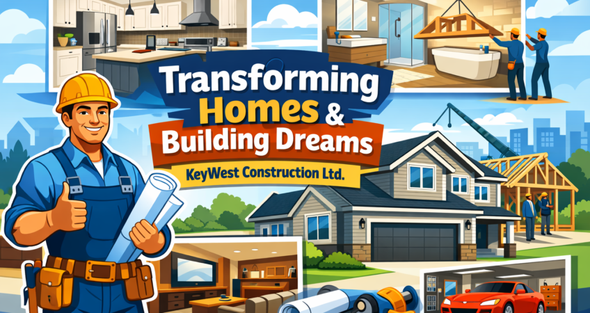 Transforming Homes & Building Dreams with KeyWest Construction Ltd.  