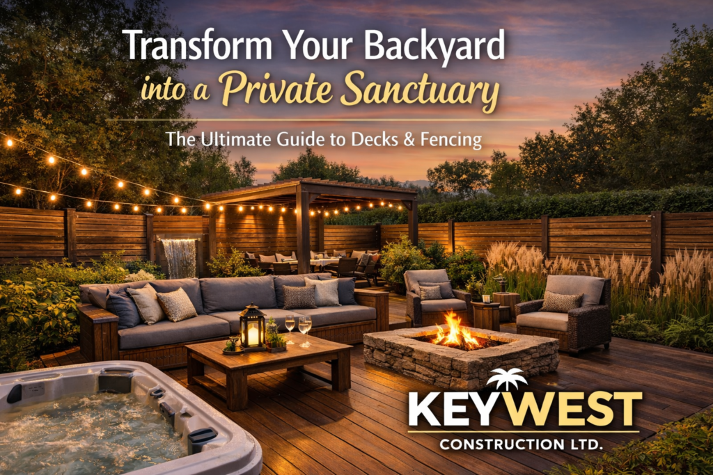 Transform Your Backyard into a Private Sanctuary - The Ultimate Guide to Decks & Fencing