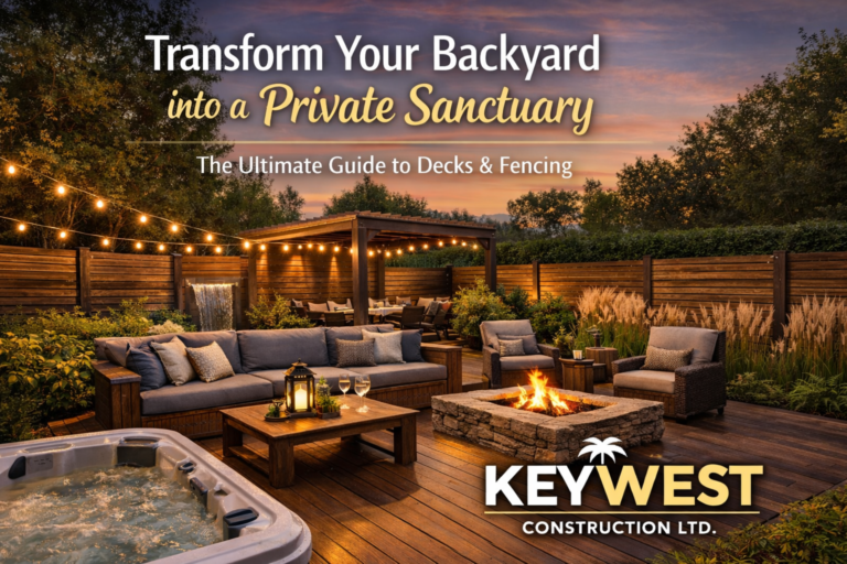 Transform Your Backyard into a Private Sanctuary - The Ultimate Guide to Decks & Fencing