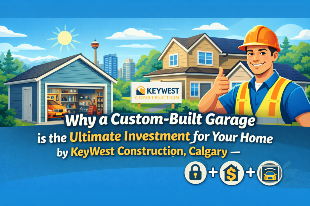 Why a Custom-Built Garage is the Ultimate Investment for Your Home by KeyWest Construction, Calgary