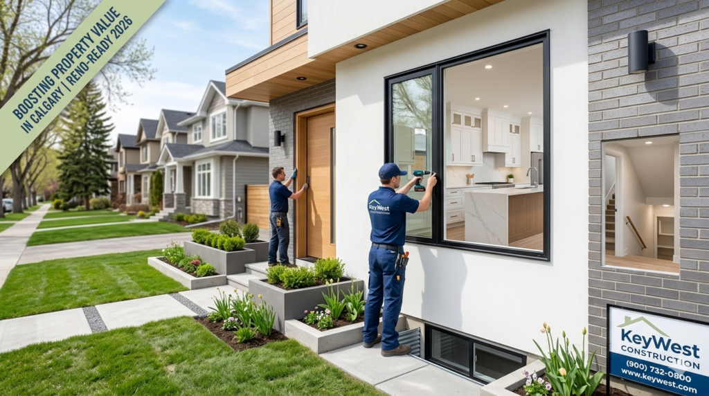 Calgary home exterior renovation curb appeal upgrade