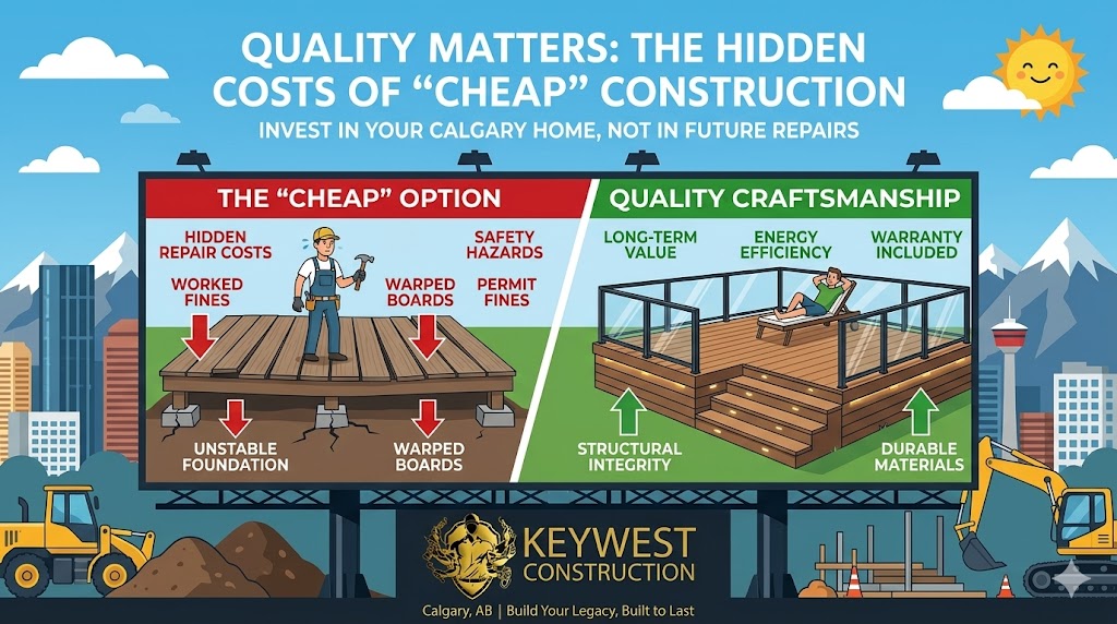 Why Quality Craftsmanship Matters - KeyWest Construction Calgary