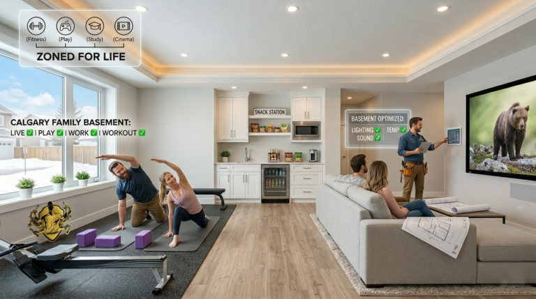 Beyond the Man-Cave Modern Family Basement Ideas