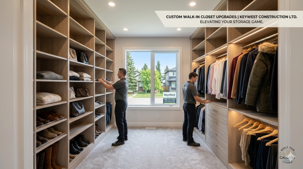 Custom Walk-In Closets in Calgary: Elevate Your Storage