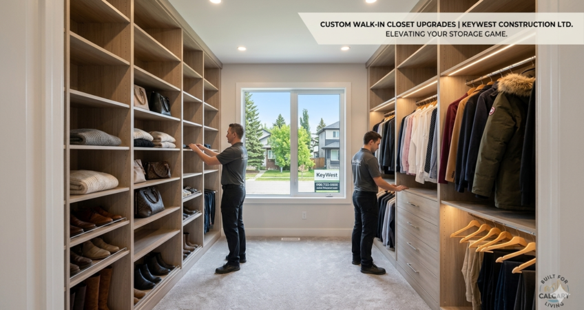 Custom Walk-In Closet Upgrades: Elevating Your Calgary Bedroom’s Storage Game  