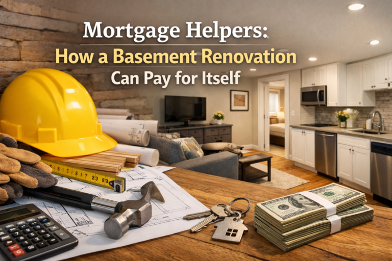 Mortgage Helpers: How a Basement Renovation Can Pay for Itself