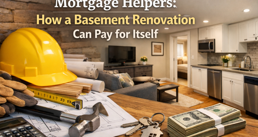 Mortgage Helpers: How a Basement Renovation Can Pay for Itself  