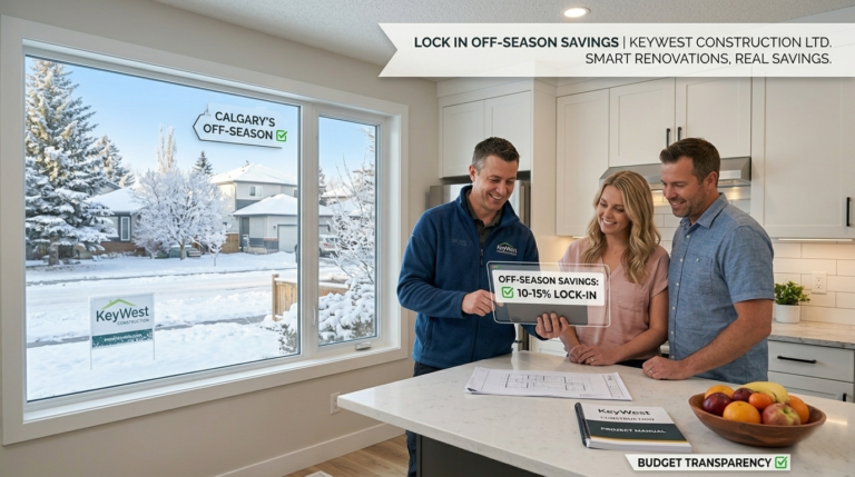 Save 10-15% on Your Renovation Why Booking in the Off-Season is Calgary’s Best-Kept Secret