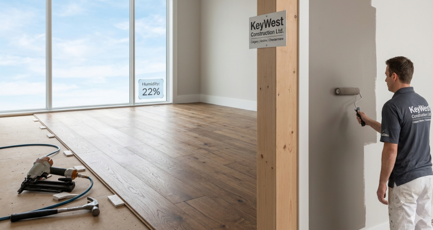 The Technical Advantage of Painting and Flooring in this weather Alberta  