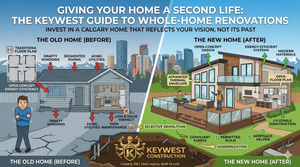 Whole-home renovation Calgary