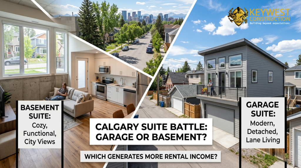 Calgary Suite Battle Does a Garage or Basement Generate More Rental Income