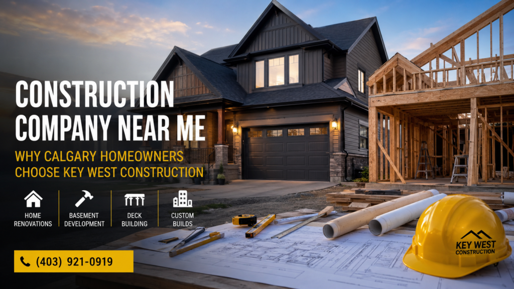Construction Company Near Me Why Calgary Homeowners Choose Key West Construction