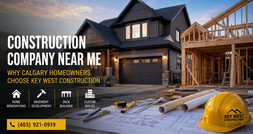 Construction Company Near Me: Why Calgary Homeowners Choose Key West Construction  