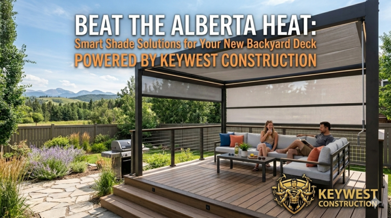 Beat the Alberta Heat: Smart Shade Solutions for Your New Backyard Deck