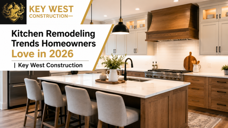 Kitchen Remodeling Trends Homeowners Love in 2026 Key West Construction Calgary