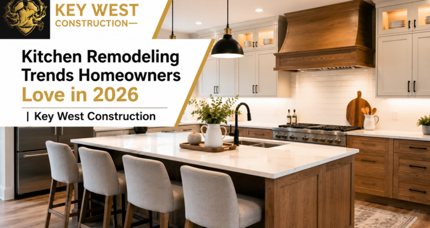 Kitchen Remodeling Trends Homeowners Love in 2026 | Key West Construction  