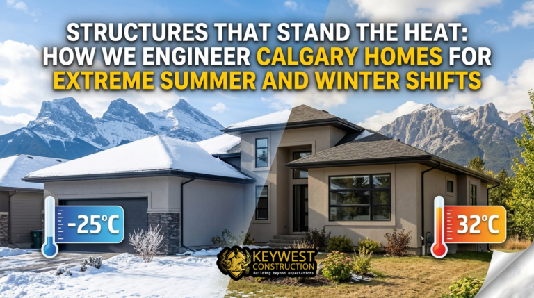 Structures That Stand the Heat: How We Engineer Calgary Homes for Extreme Summer and Winter Shifts