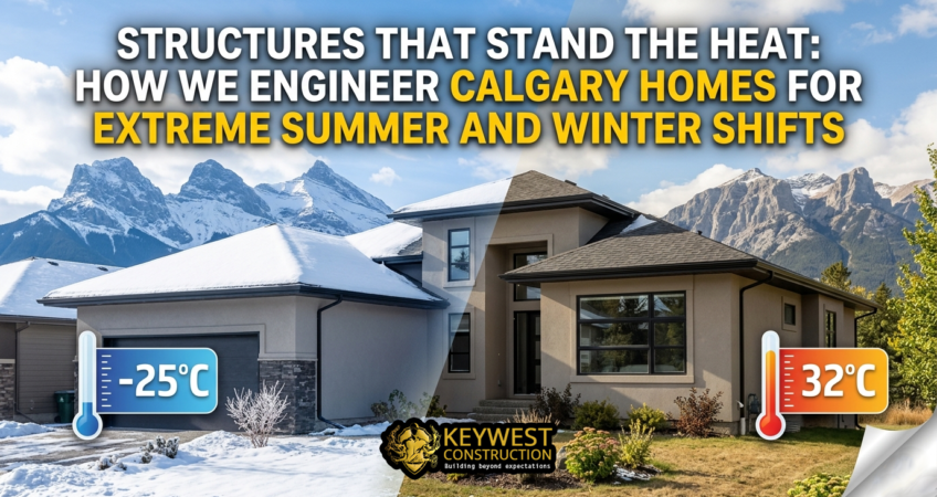 Structures That Stand the Heat: How We Engineer Calgary Homes for Extreme Summer and Winter Shifts  