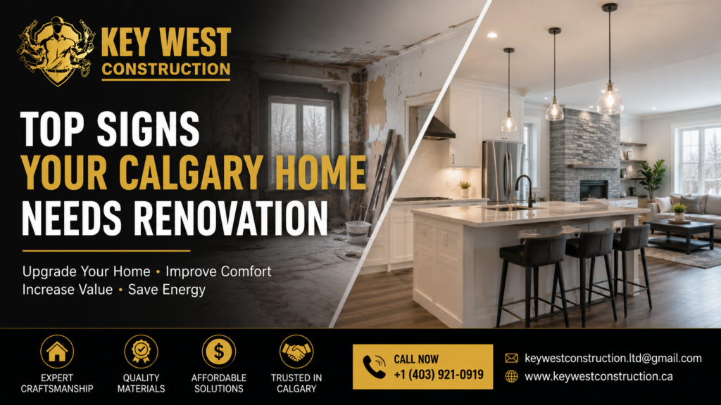 Top Signs Your Calgary Home Needs Renovation
