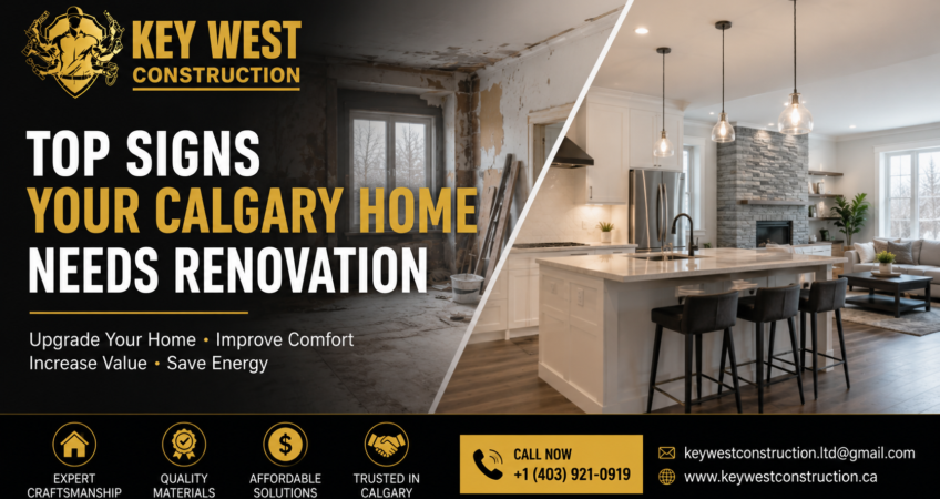 Top Signs Your Calgary Home Needs Renovation  